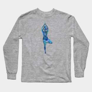 Universal Tree Pose - Yoga Long Sleeve T-Shirt